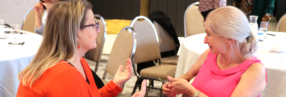 two people workshopping
