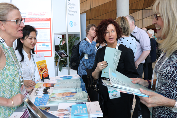 A CDPC conference booth